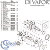 Ideal Standard Connect Air Concept Air Built-In Chrome Bath Shower Mixer Spares